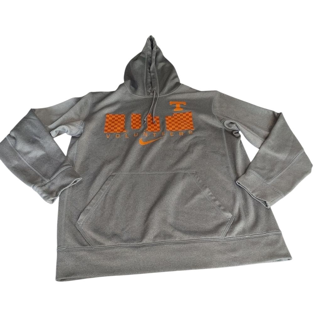 Nike Men’s Size Medium Gray Hoodie Sportswear Tennessee Logo Sweatshirt Hoodie - Picture 3 of 8